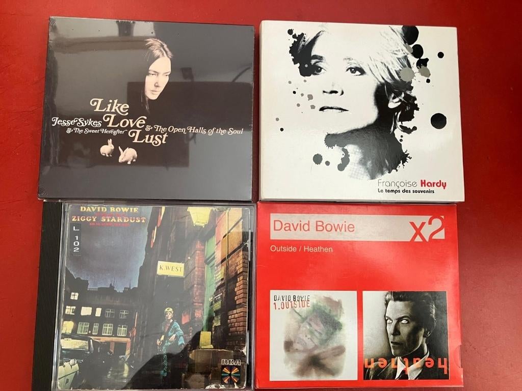 jesse sykes / david bowie / francoise hardy cd 5 euro t stuk, Enlèvement ou Envoi