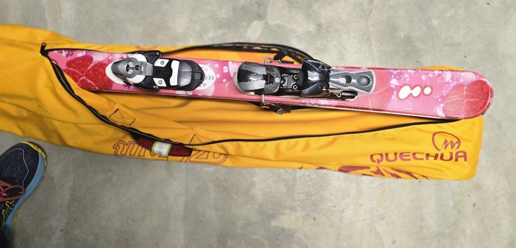 Mini skis avec housse, Sport en Fitness, 100 tot 140 cm, Zo goed als nieuw, Ophalen, Overige merken