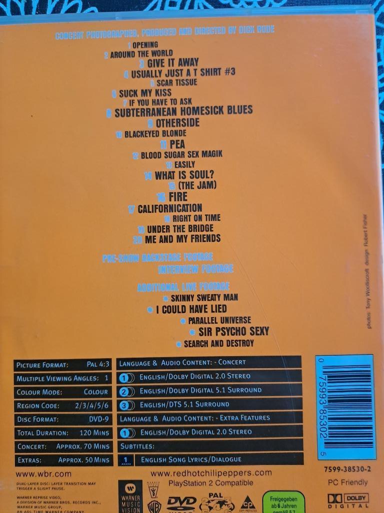 DVD Musique Red Hot chili PEppers OFF The Map, Enlèvement ou Envoi, Comme neuf, Musique et Concerts