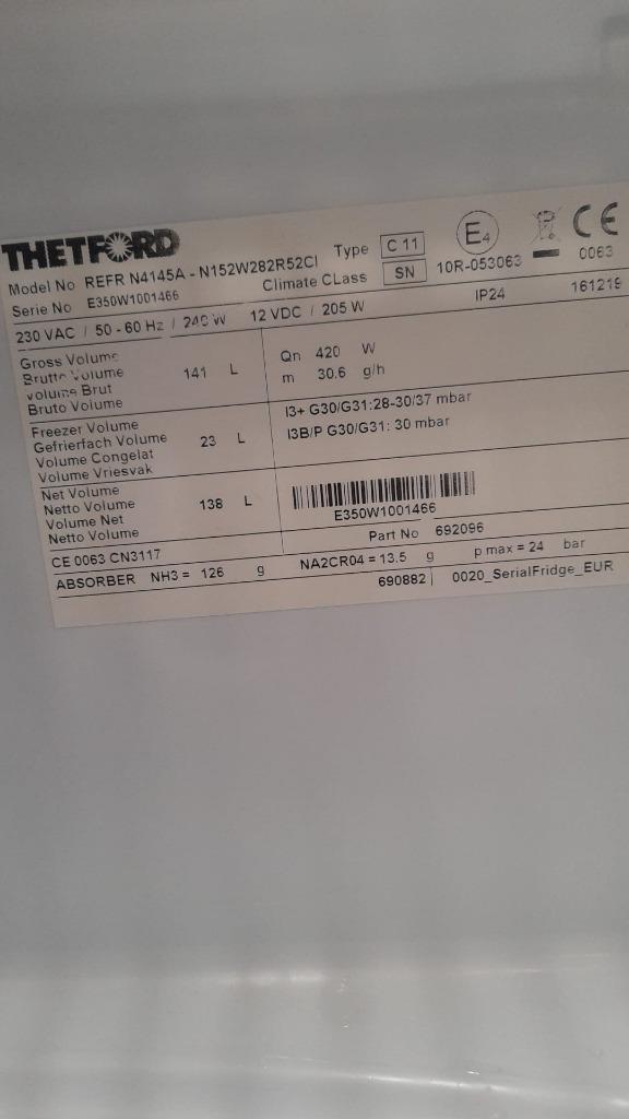 réfrigérateur par Thetford, Caravanes & Camping, Particulier