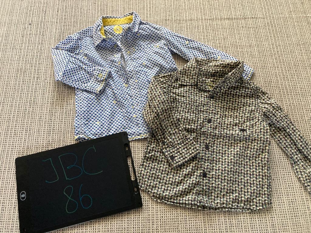 Jongenskleding (hemdjes) 86, Kinderen en Baby's, Ophalen of Verzenden, Gebruikt, Jongetje, Overhemdje of Bloesje