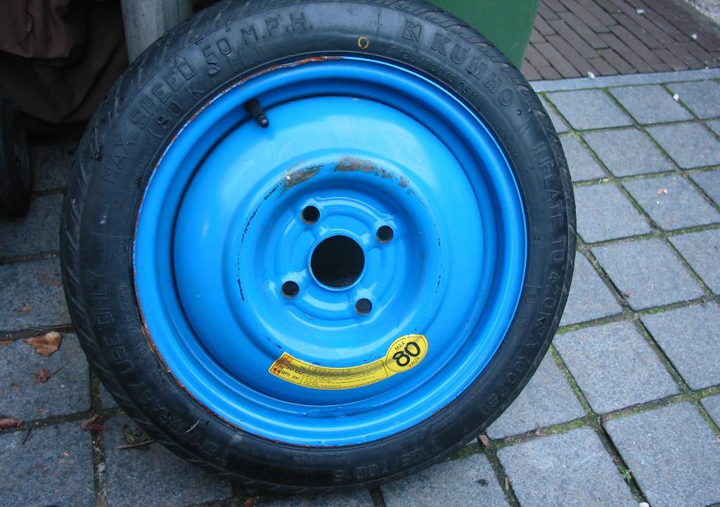 Reservewiel ( Thuiskomer), Auto-onderdelen, Ophalen, Gebruikt, Banden en Velgen