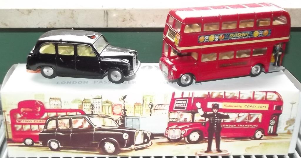 Corgi Toys - London Passenger Transport Set, Enlèvement ou Envoi, Utilisé, Voiture, Corgi