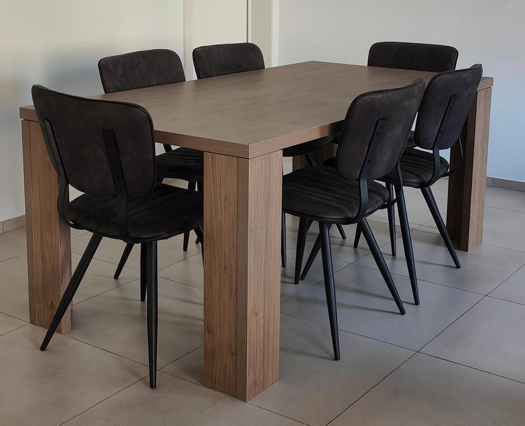 Salle à manger complète avec buffet, Maison & Meubles, Enlèvement, Neuf