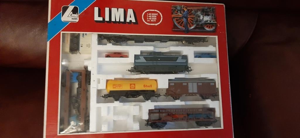 Vintage Lima treinset, Ophalen