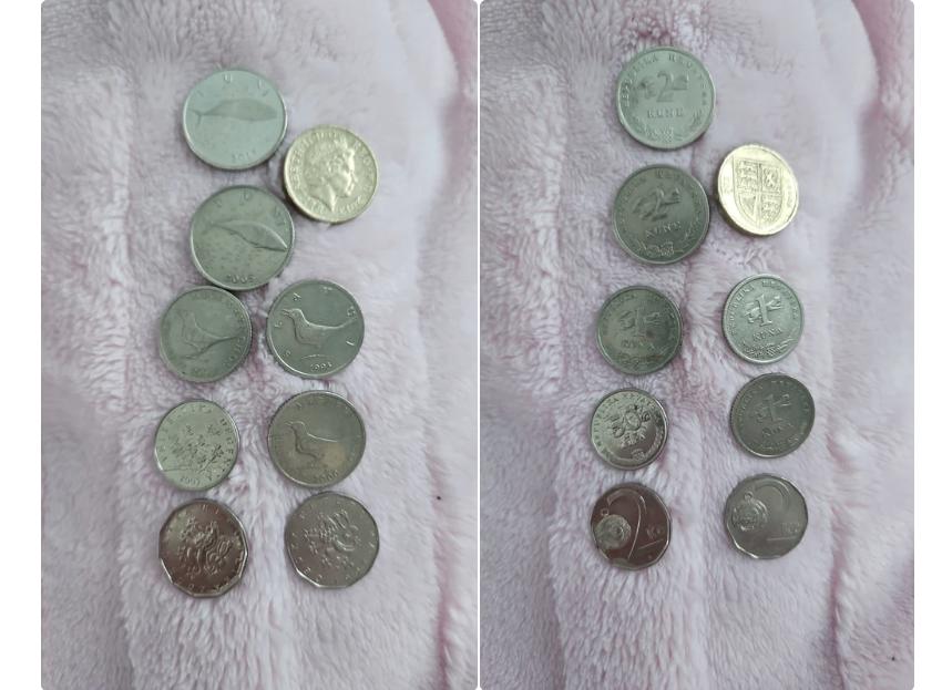 piece de monnaie, Enlèvement ou Envoi