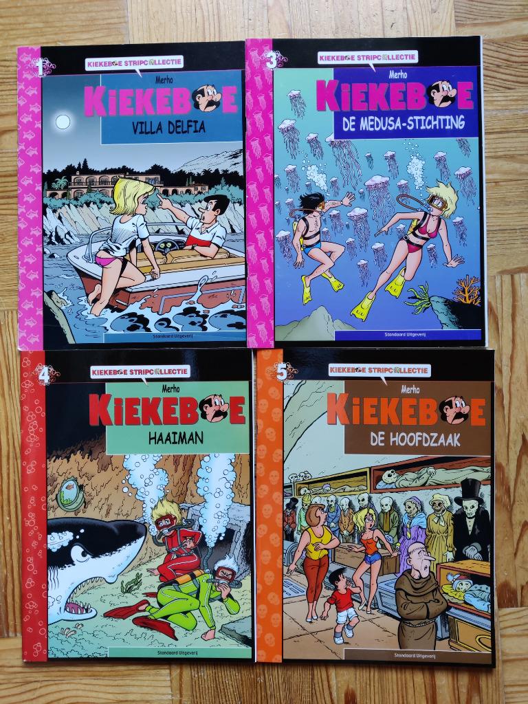 Kiekeboe strip collectie (meerdere strips), Enlèvement ou Envoi, Utilisé, Merho