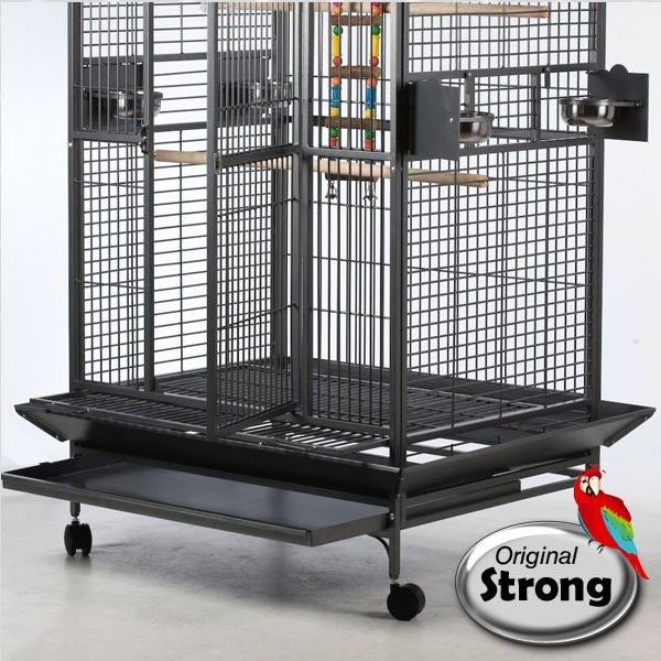 Papegaaienkooi, Dieren en Toebehoren, Ophalen, Gebruikt, Metaal, Vogelkooi
