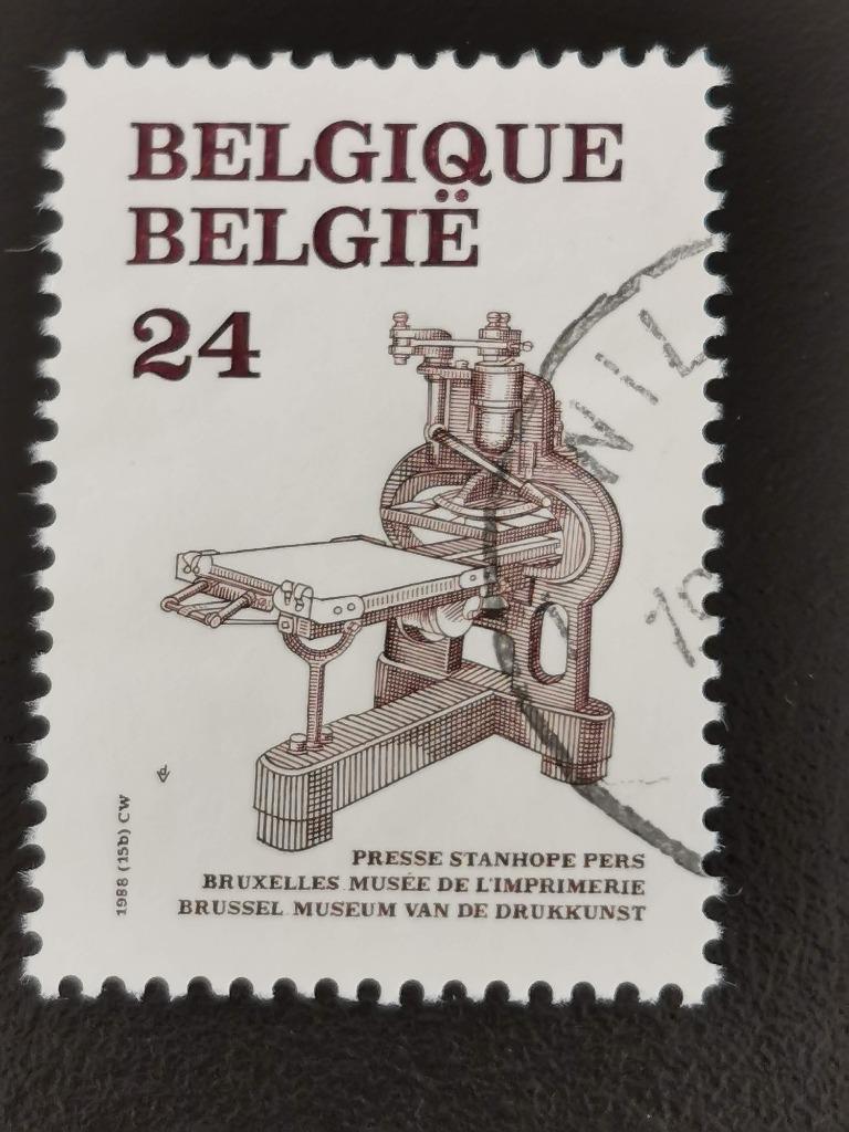 Belgique 1988 - imprimerie - Stanhope press, Enlèvement ou Envoi, Affranchi