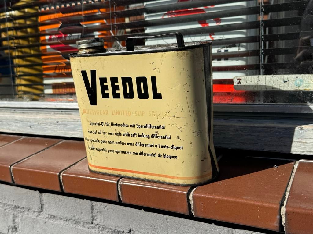 Bidon d'huile Veedol, Collections, Enlèvement ou Envoi, Utilisé, Ustensile