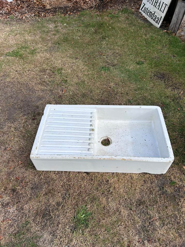 Oude gootsteen, Ophalen, Gebruikt