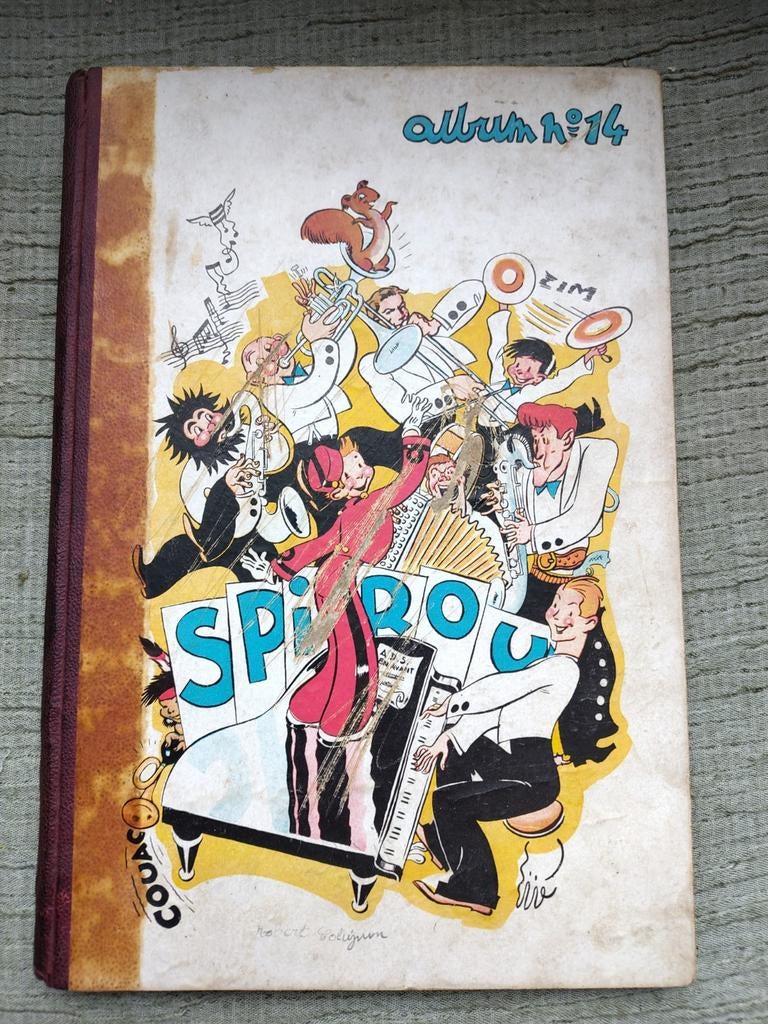 (Recueil) "Le Journal De Spirou" N°14 (édition 1943), Antiquités & Art, Enlèvement ou Envoi