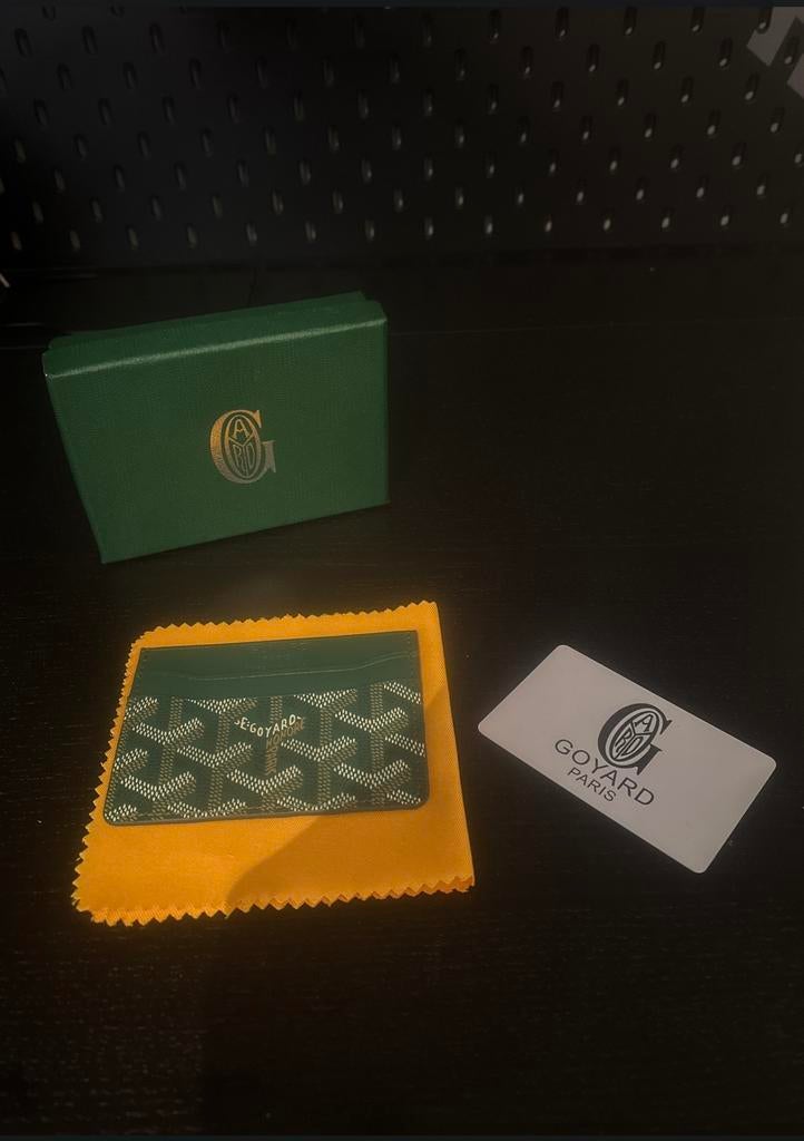 Portefeuille Goyard, Bijoux, Sacs & Beauté, Porte-monnaie & Portefeuilles, Autres marques, Cuir, Comme neuf, Vert