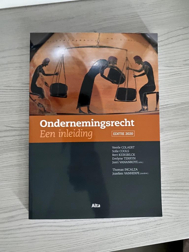 ondernemingsrecht, Boeken, Ophalen, Zo goed als nieuw, Economie en Marketing, Veerle colaert