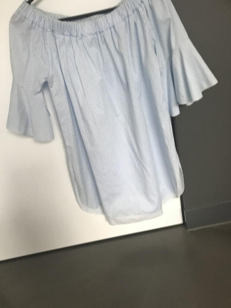 Robe d'été bleue/blanche taille S/M, achetée chez ZEB, Enlèvement ou Envoi, Comme neuf, Bleu, Au-dessus du genou