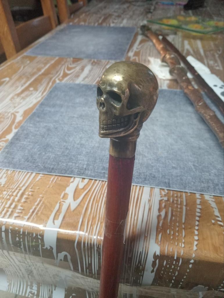 Canne tête de mort / crâne, Enlèvement ou Envoi