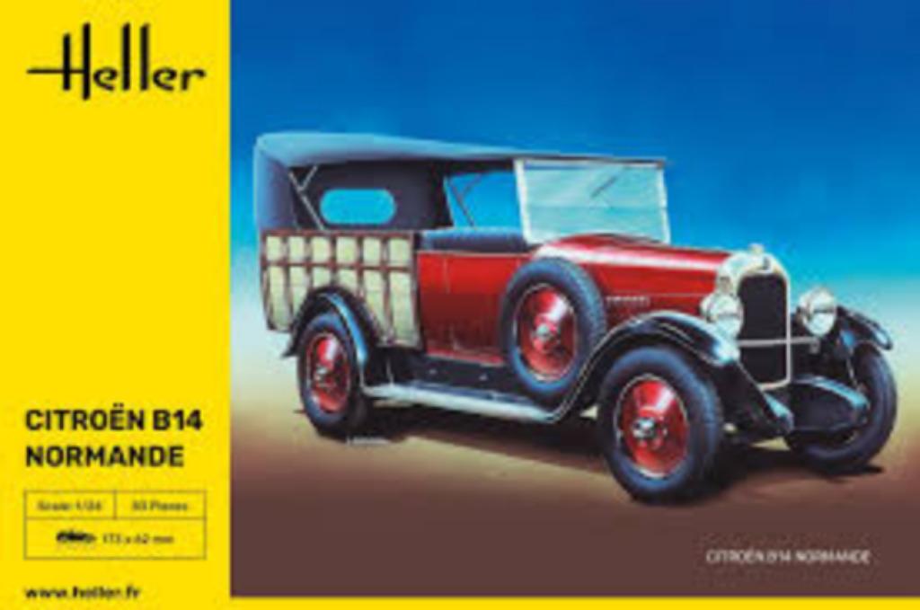 HELLER 80729 citroen B14 normande échelle 1/24, Neuf, Enlèvement ou Envoi, Voiture, Plus grand que 1:32