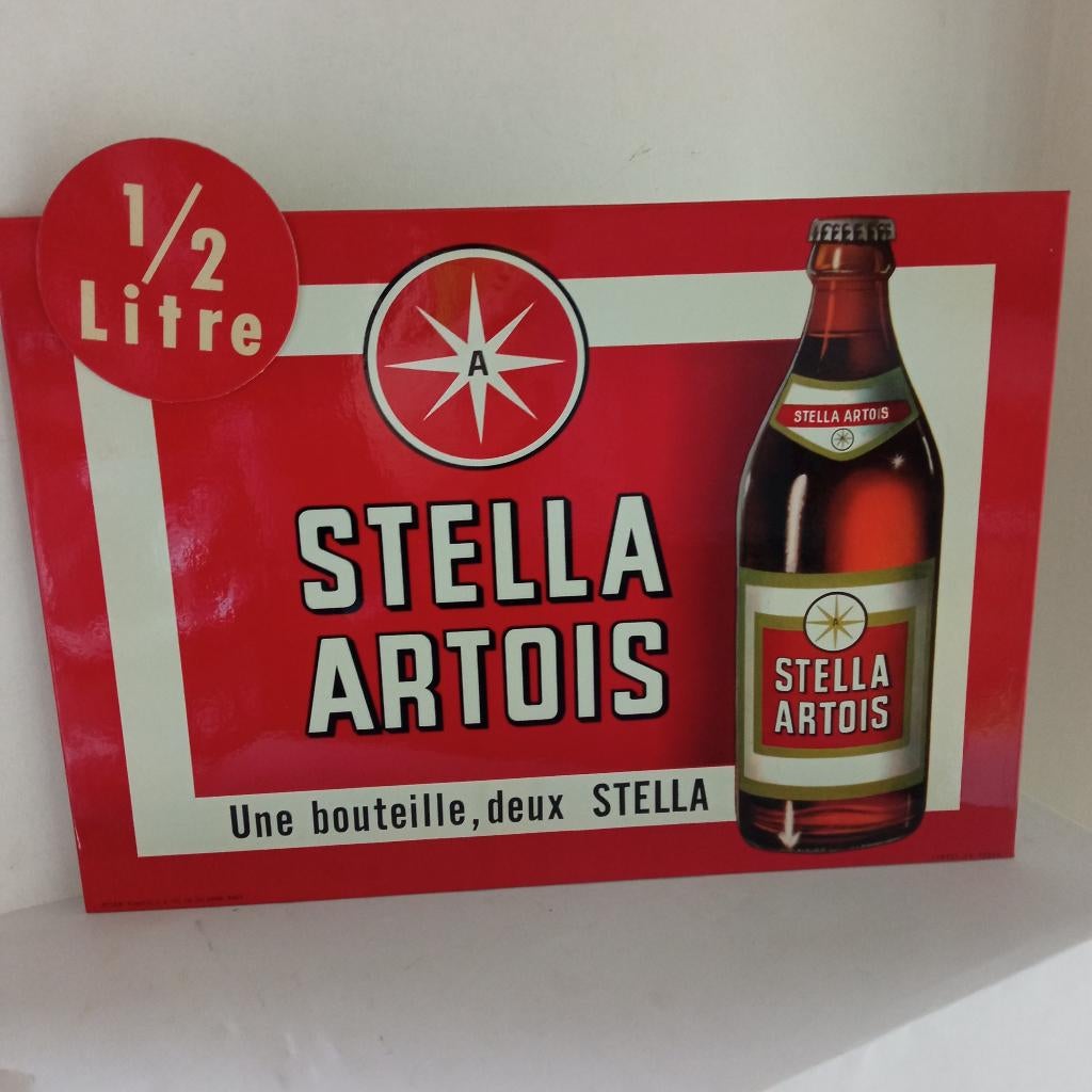 publicité  STELLA ARTOIS, Enlèvement ou Envoi, Comme neuf, Panneau, Plaque ou Plaquette publicitaire, Stella Artois