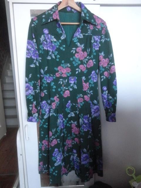 zelfgemaakte jurk, Enlèvement ou Envoi, Porté, Taille 38/40 (M), Sous le genou