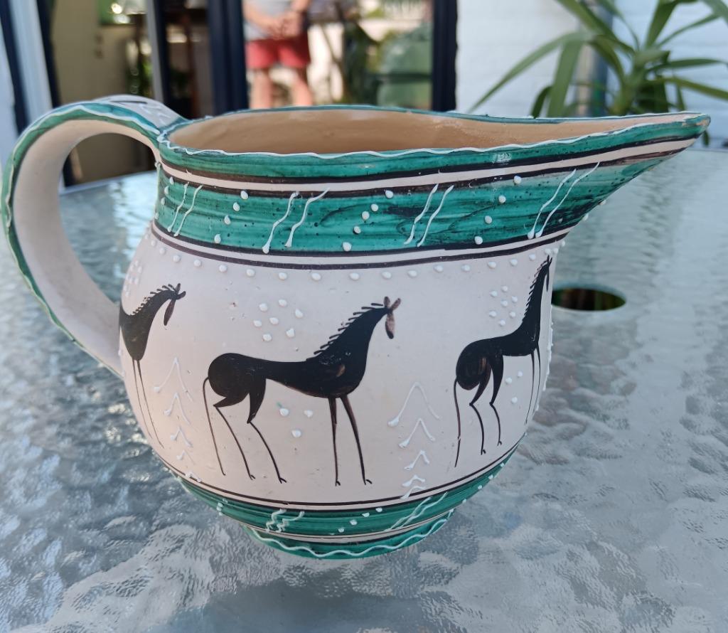 Carafe en céramique italienne "Deruta", Ophalen