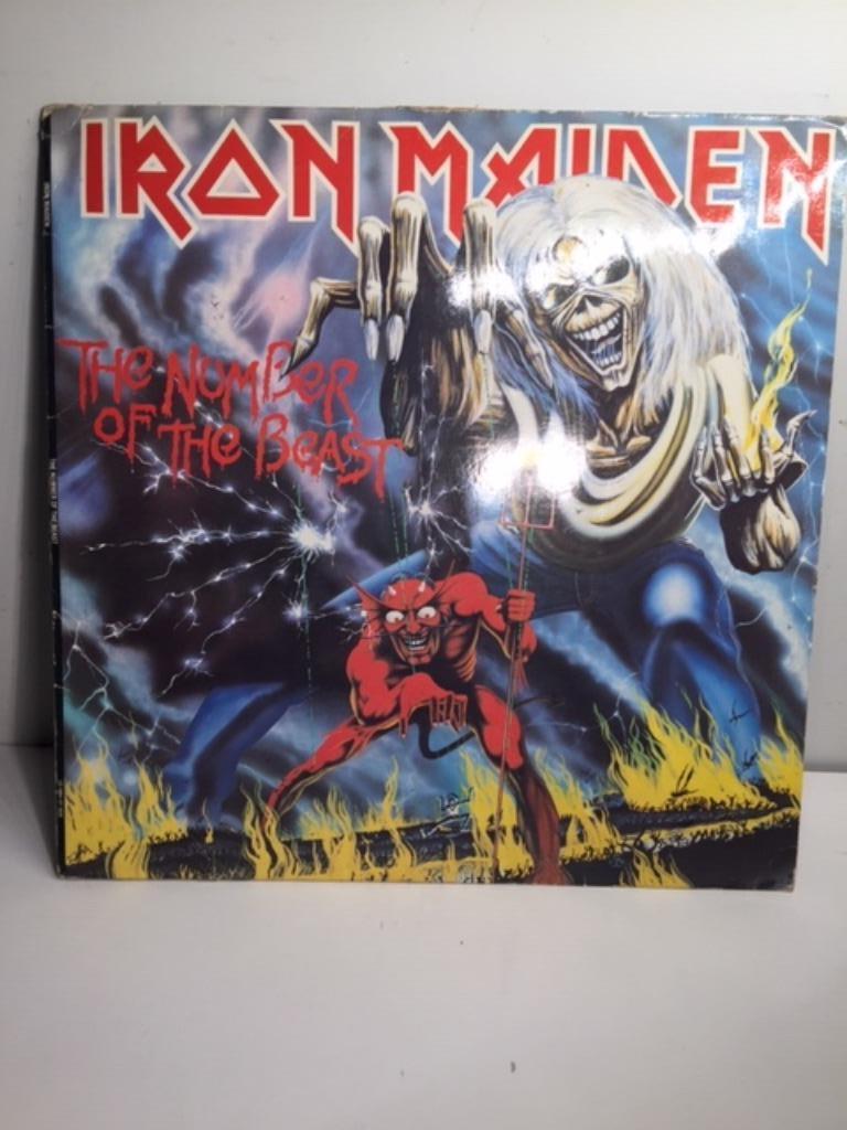 LP - Iron Maiden - Le Numéro de la Bête (Vinyle), Enlèvement ou Envoi, Comme neuf, 12 pouces, Autres genres