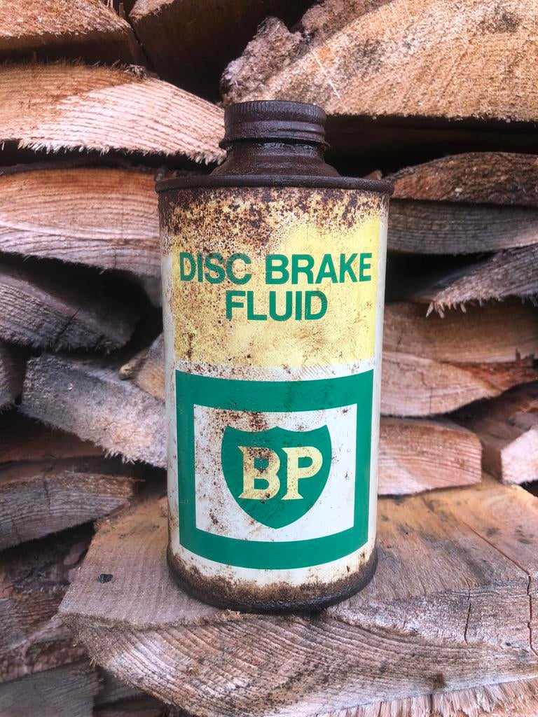 olieblik BP (leeg), Ophalen of Verzenden, Gebruikt, Verpakking