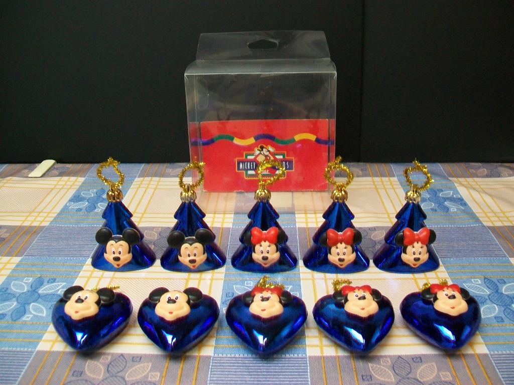 Mickey Mouse - Kerstballen - Minnie Mouse - Kerstbal - Retro, Verzamelen, Disney, Ophalen of Verzenden, Mickey Mouse, Gebruikt