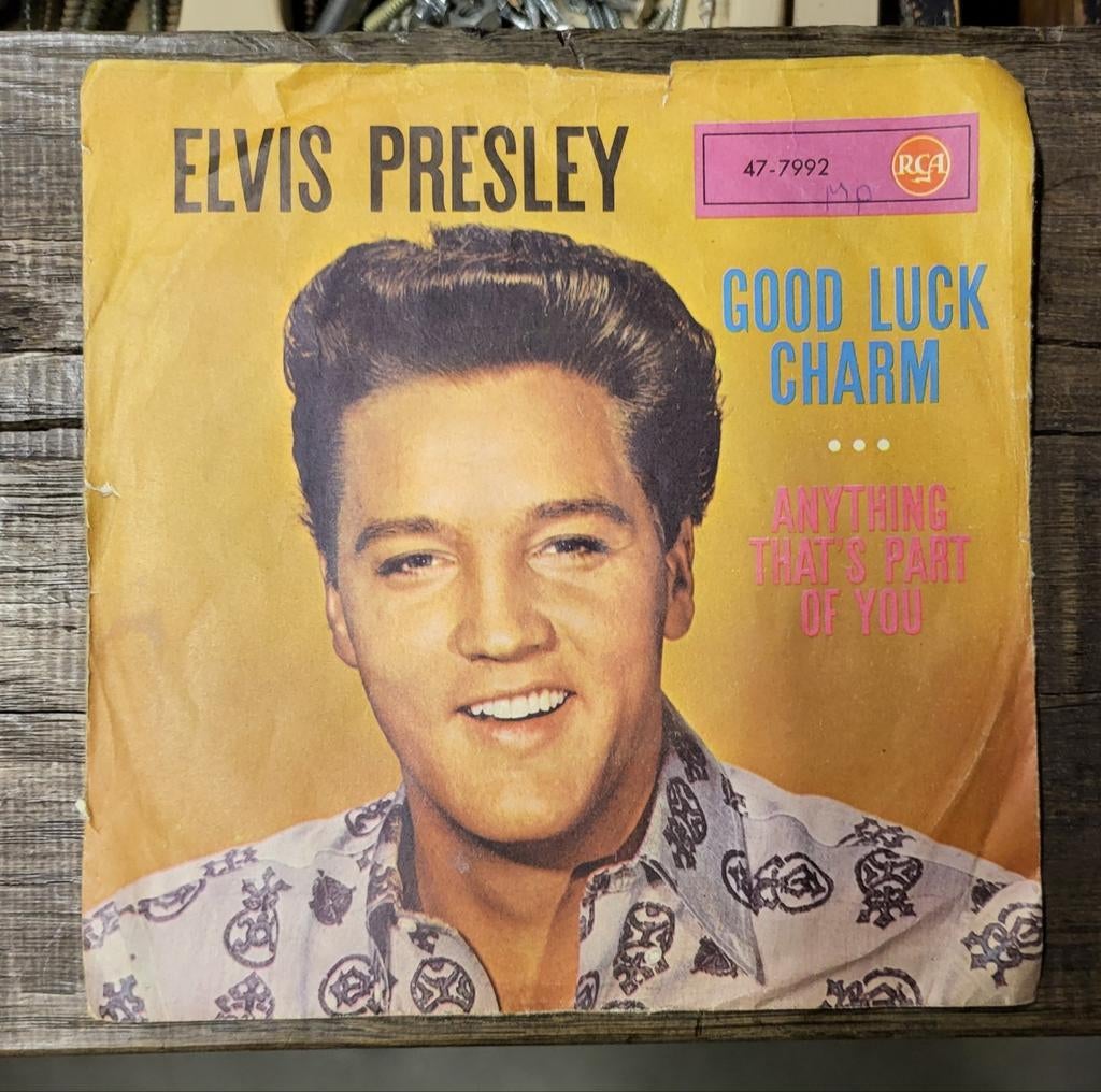 Elvis Presley Good luck Charme, Cd's en Dvd's, Vinyl Singles, Zo goed als nieuw, Single, Ophalen of Verzenden