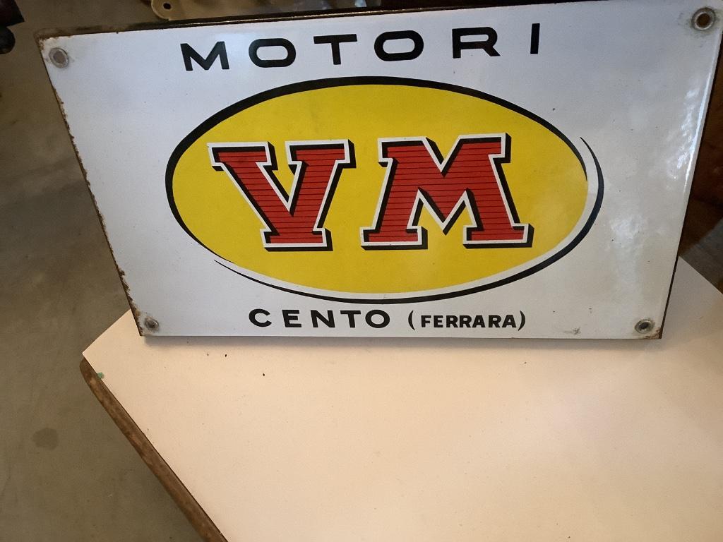 Italiaans emaille bord, Antiek en Kunst, Ophalen