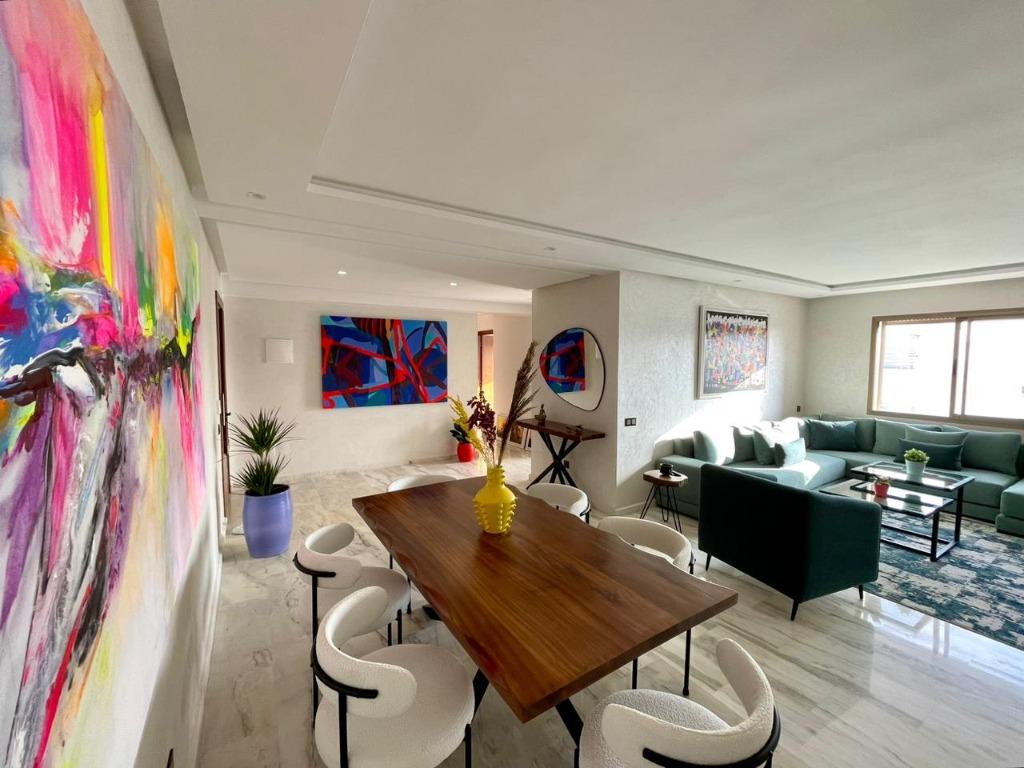 Superbe appartement meublé à louer courte durée Agdal Rabat, Immo, 100 m², Ville, RABAT, Hors Europe