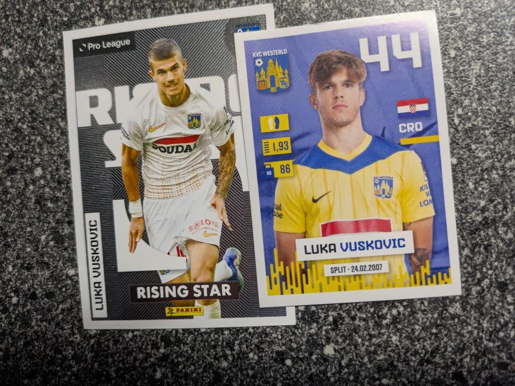 Panini trade cards/adrenaline sticker VUSKOVIC 2024/5voetbal, Ophalen of Verzenden, Sticker