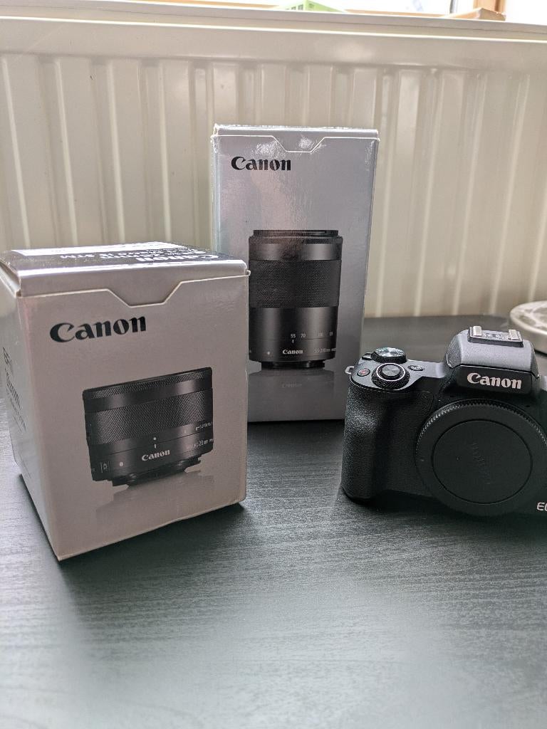 Canon EOS M50 Set – Complete Kit (Slechts 2000 clicks!), Enlèvement ou Envoi, Comme neuf, Compact, Canon