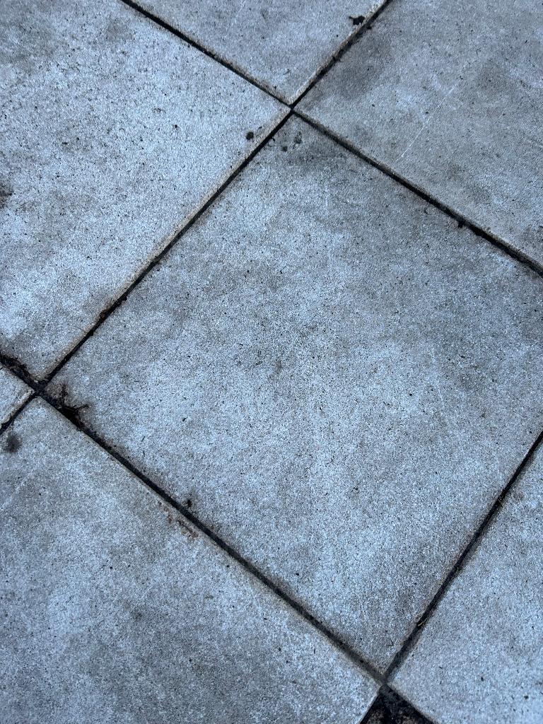 Terrastegel grote steen beige 50/50 cm 5 cm dik, Tuin en Terras, Tegels en Klinkers, Gebruikt, Terrastegels, Beton, 10 m² of meer