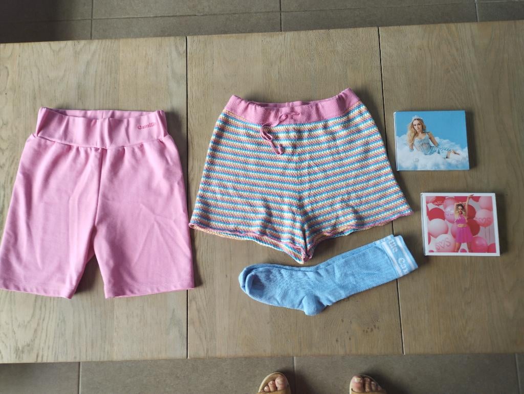 M152-158 Camille kledij en 2 CD's, Meisje, Ophalen of Verzenden, Zo goed als nieuw, Setje