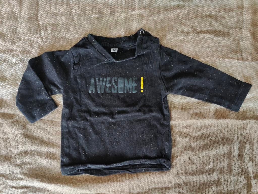 T-shirt, Kinderen en Baby's, Babykleding | Maat 74, Zeeman, Ophalen of Verzenden, Zo goed als nieuw, Jongetje