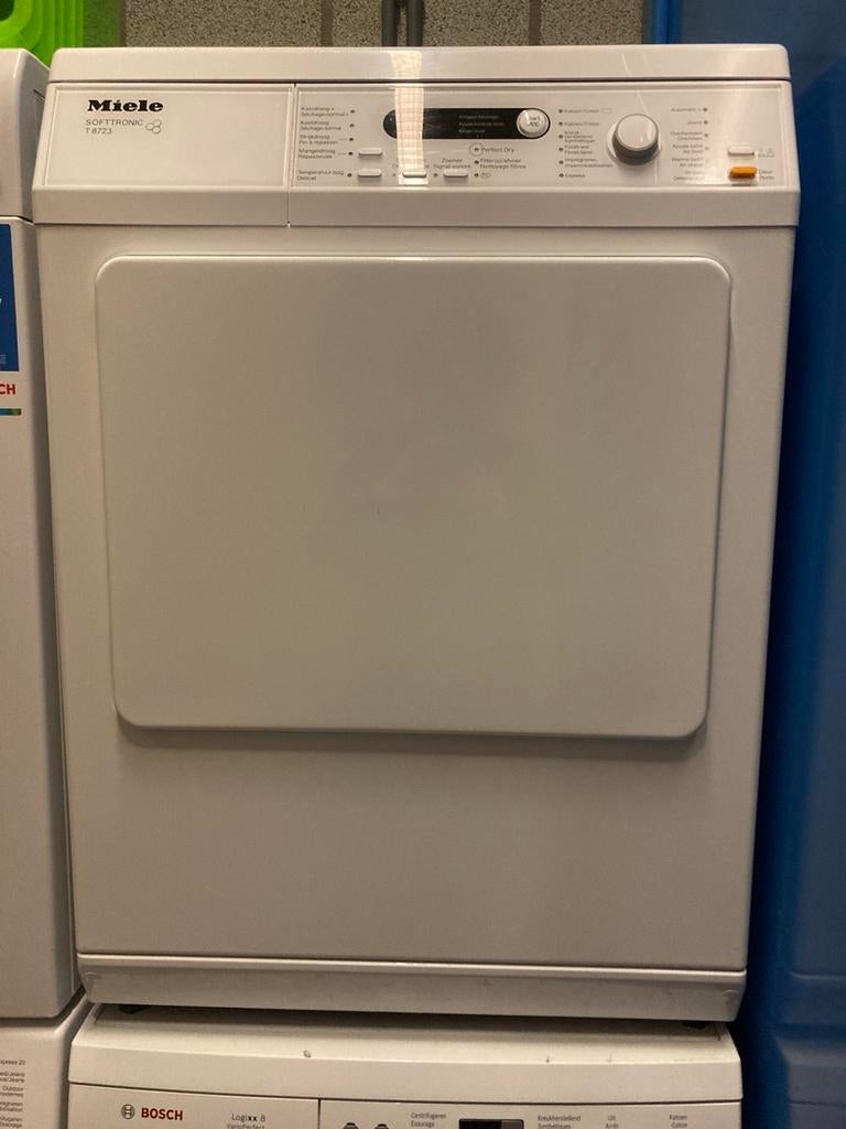 Droogkast Miele softtronic T8723, Ophalen, Luchtafvoer, Anti-kreukfase, 8 tot 10 kg
