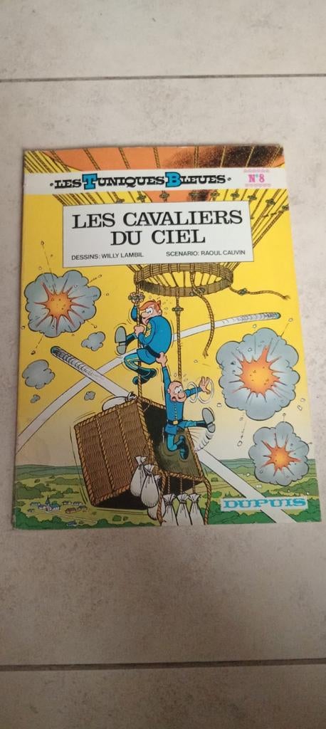 BD Bande dessinée Tuniques bleues n8 Cavaliers... 1976, Ophalen of Verzenden, Gelezen