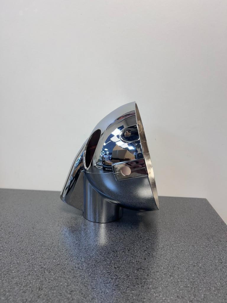 Lampe frontale Skyteam (Mini ou Bongo) avec boîtier CHROMÉ, Neuf, Enlèvement ou Envoi, SKT, Phare