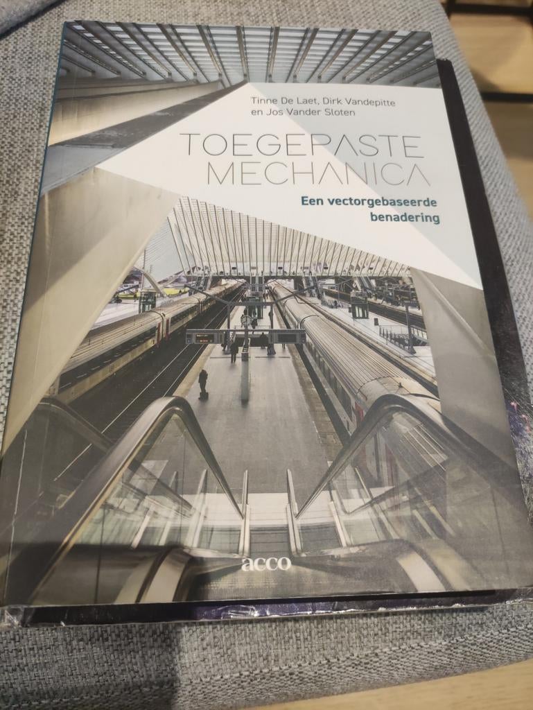 Toegepaste Mechanica Tinne De Laet, Dirk Vandepitte en Jos V, Boeken, Studieboeken en Cursussen, Ophalen of Verzenden, Nieuw, Hoger Onderwijs