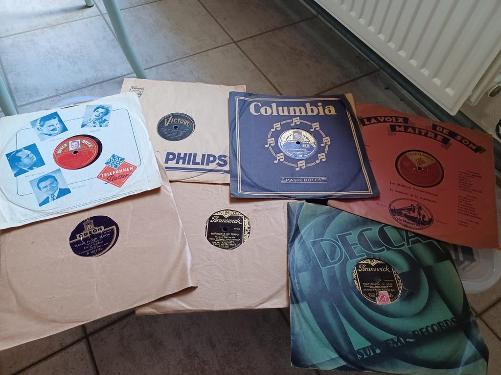 Bakelieten platen 7stuks., Ophalen, Zo goed als nieuw