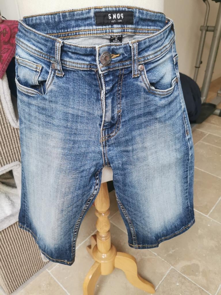 Mooie heren jeans short van SMOG, Kleding | Heren, Ophalen of Verzenden, Zo goed als nieuw