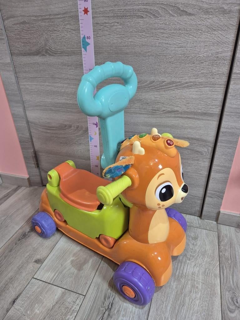 Vtech Hoef Hoef Hert Loopwagen 4 in 1, Ophalen, Zo goed als nieuw, 2 tot 4 jaar