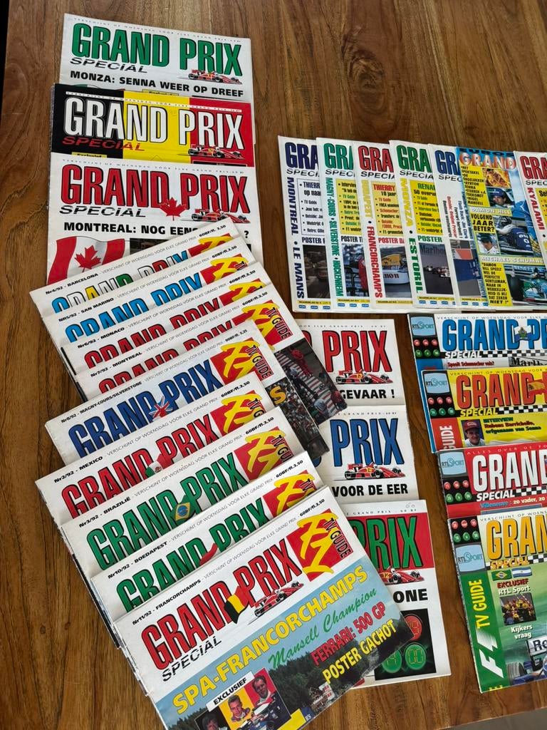 Grand lot de magazines Grand Prix, Livres, Enlèvement ou Envoi, Comme neuf, Sports et Loisirs