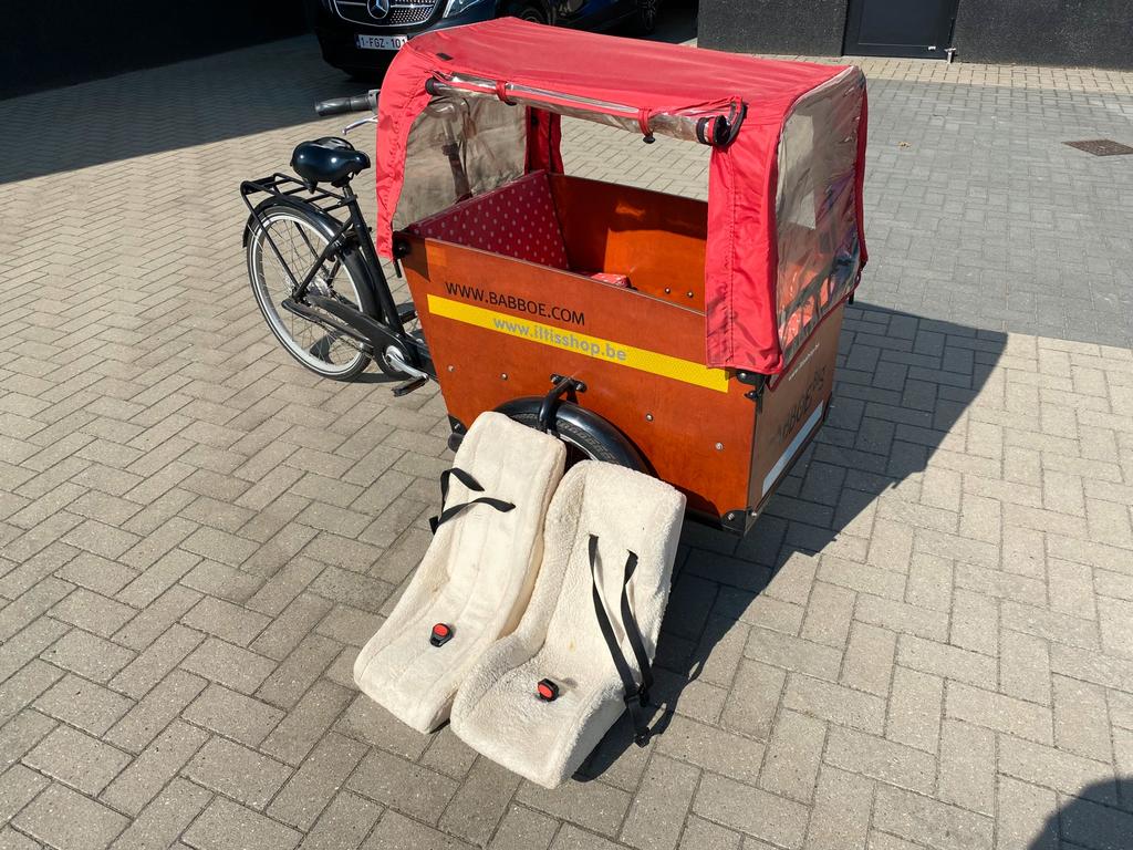 Vélo cargo robuste, maximum 4 enfants, Autres marques, Bâche, Enlèvement, Utilisé