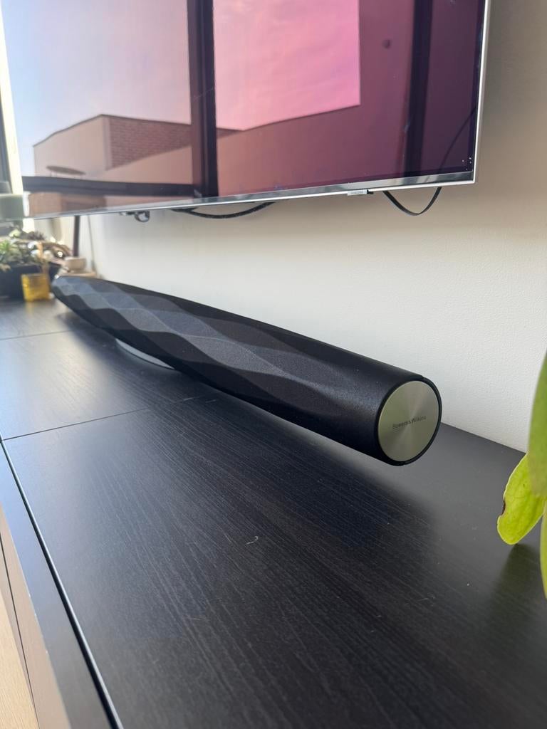 Bowers & Wilkins (B&W) Formation Bar, Ophalen of Verzenden, Met ingebouwde subwoofer, Zo goed als nieuw