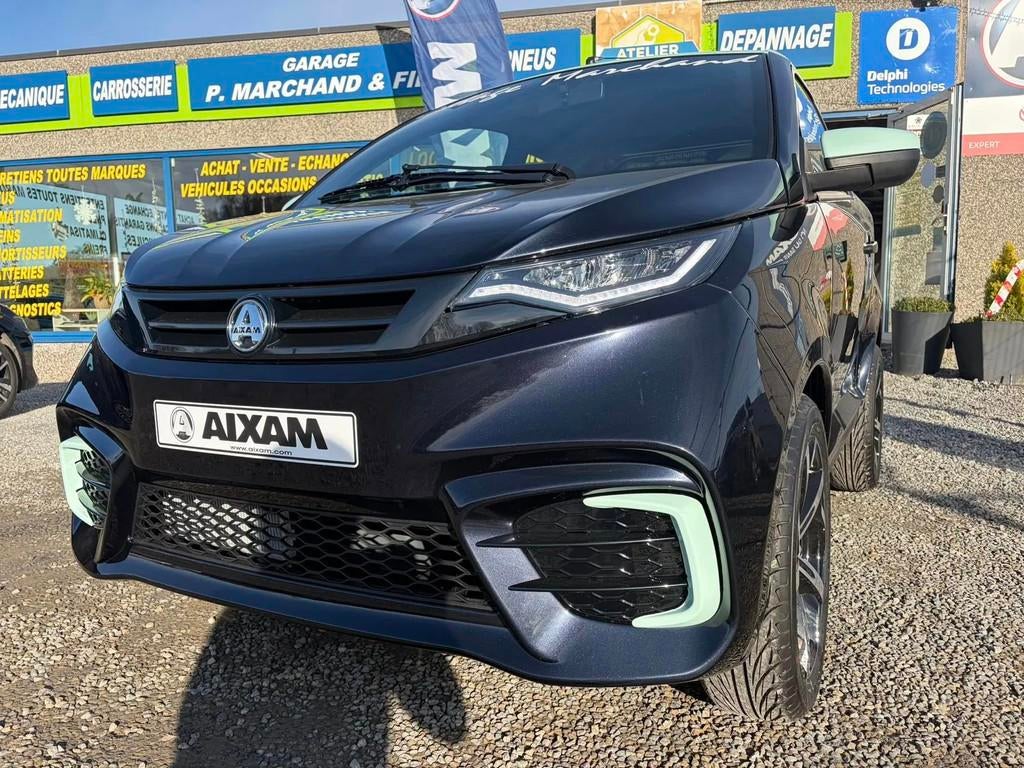 Aixam CITY ECLIPSE (bj 2026, automaat), Auto's, Automaat, Zwart, Bedrijf, Diesel