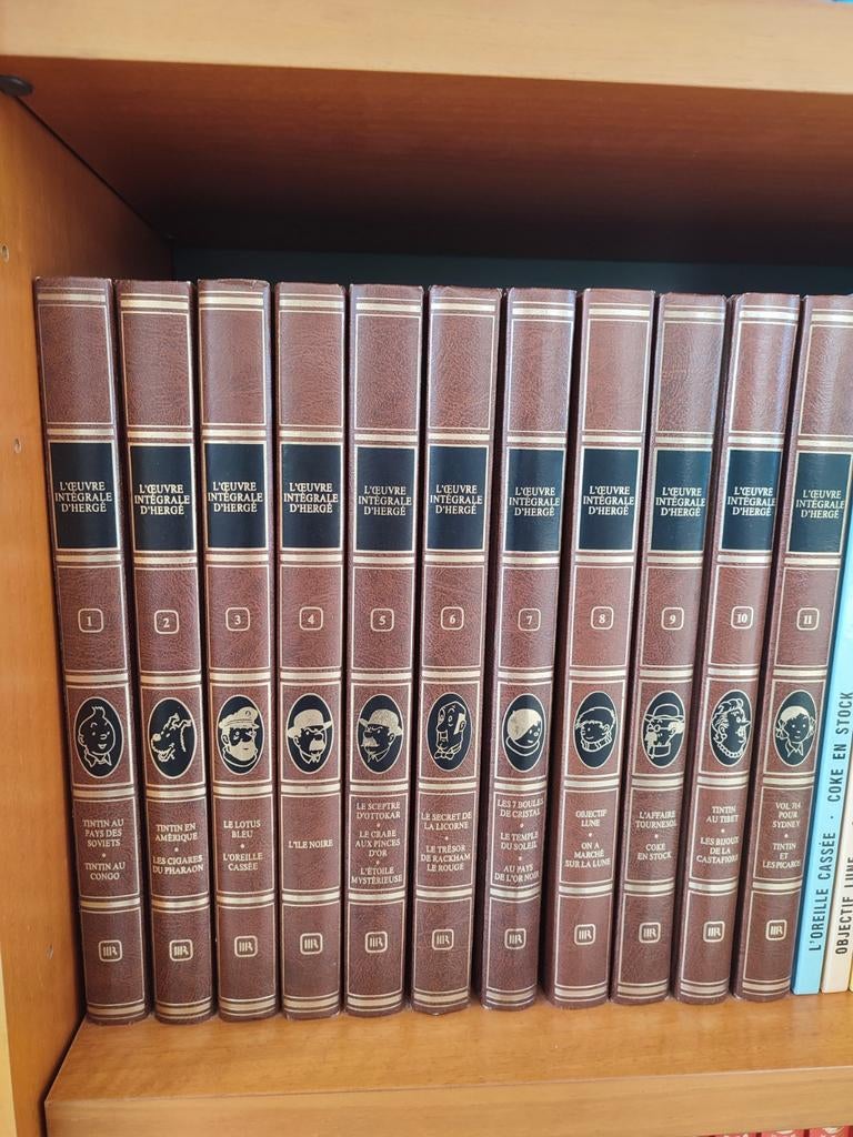L'oeuvre intégrale d'Hergé 11 albums, Livres, Encyclopédies, Enlèvement