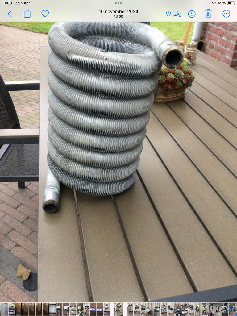 Te koop warmtewisselaar, Doe-het-zelf en Bouw, Ophalen, Zo goed als nieuw