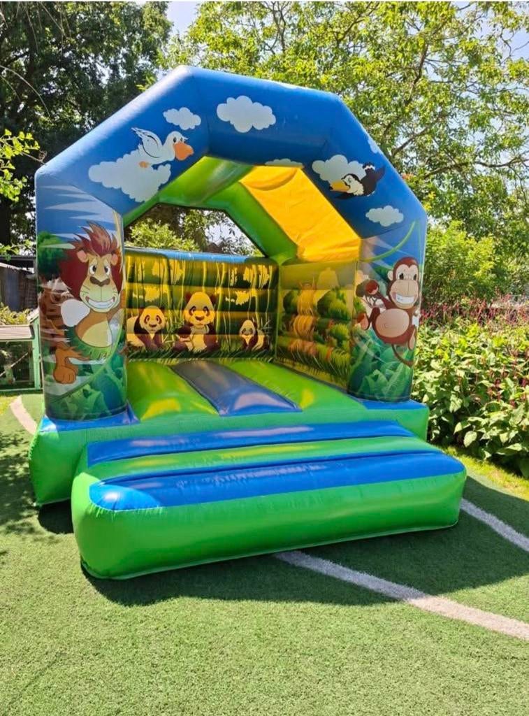 Te Huur Springkasteel Jungle, Hobby & Loisirs créatifs, Articles de fête | Location, Enlèvement ou Envoi