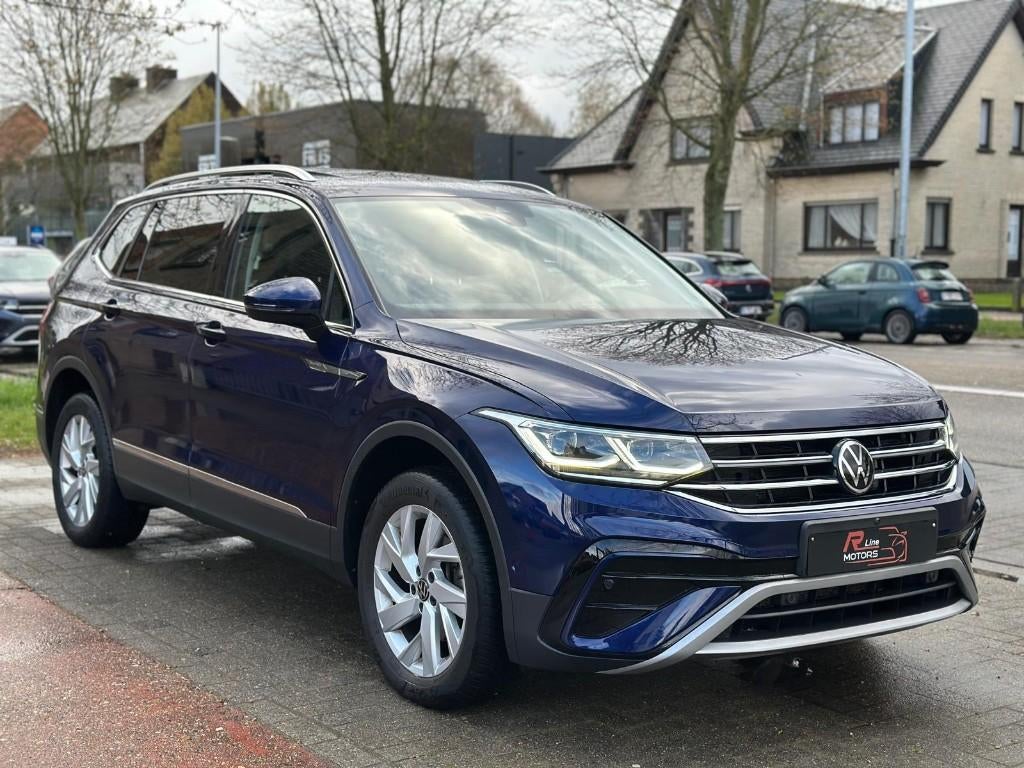 VW Tiguan Allspace 2.0TDI - 7zit - 2021 - Veel opties !, Auto's, 4 deurs, 4 cilinders, Blauw, 7 zetels